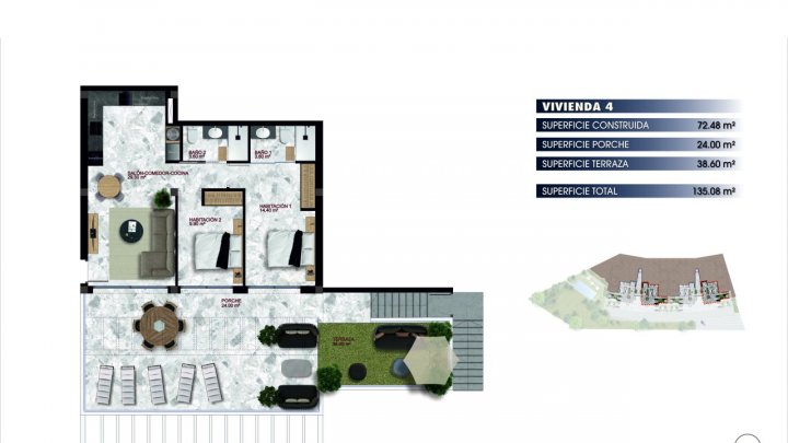 Luxus Duplex- Bungalows in Traumhafte Hanglage nähe Finestrat