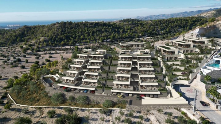Luxus Duplex- Bungalows in Traumhafte Hanglage nähe Finestrat