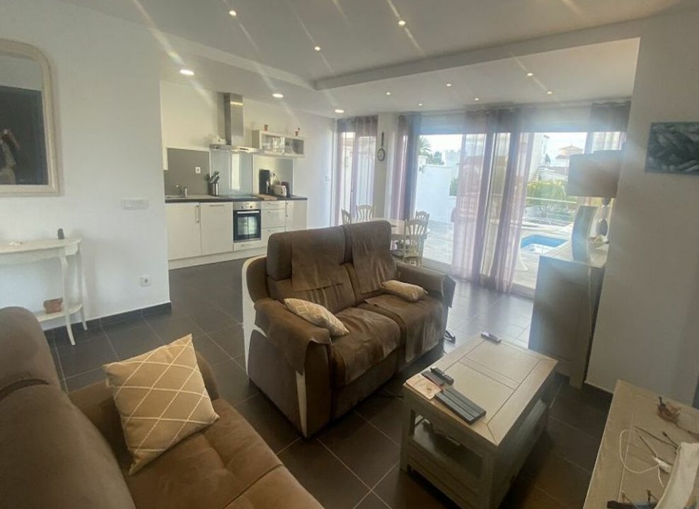 Empuriabrava Ferienhaus mit privatem Pool  - Bootsplatz