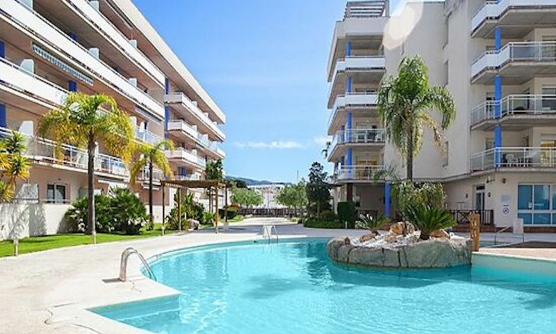 Appartement mit Hafenblick in Santa Margarita – Roses – Spanien - Gemeinschaftspool