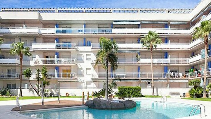 Appartement mit Hafenblick in Santa Margarita – Roses – Spanien - Gemeinschaftspool
