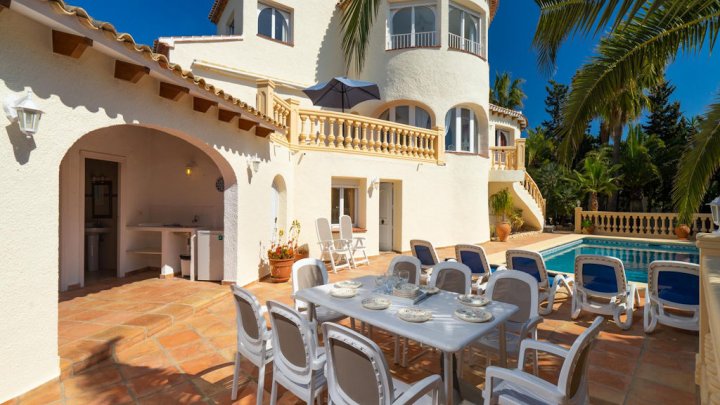 Espagne villa de vacances sur la Costa Blanca près de Javea avec vue sur la mer et piscine privée à vendre
