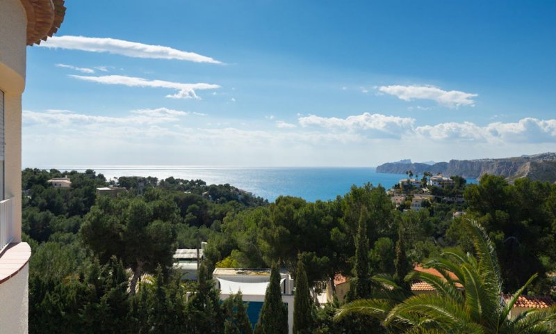 Espagne villa de vacances sur la Costa Blanca près de Javea avec vue sur la mer et piscine privée à vendre
