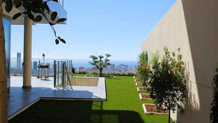 Espagne Costa Blanca près de Benidorm maison exclusive piscine privée et vue fantastique sur la mer